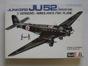 REVELL 1/72 H2018 JUNKERS Ju 52/3M AMBULANCE/SKI